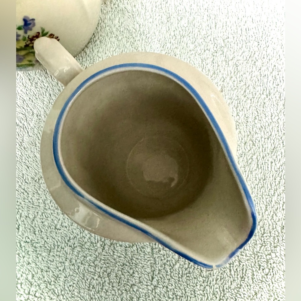 Ceramic Floral Teapot & Creamer Set - Picture 13 of 16